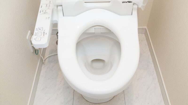 トイレつまりで水位が下が