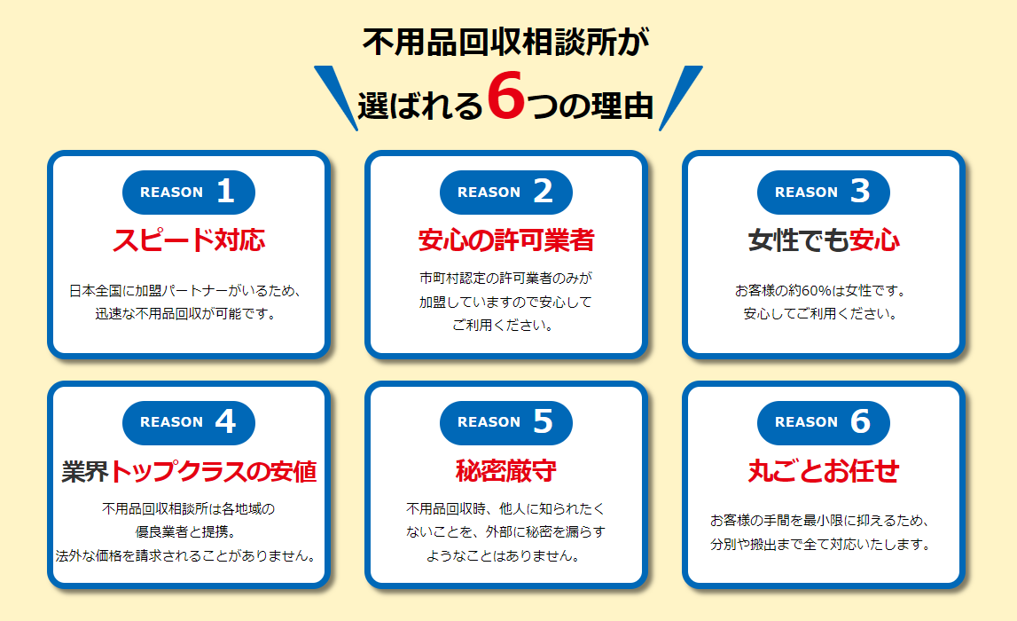 不用品回収相談所とは