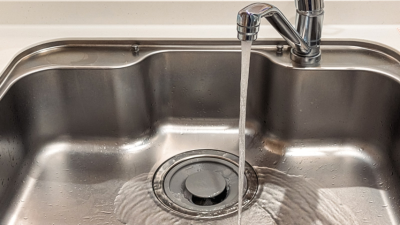 流れが悪いキッチン